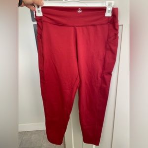 Like new rust red Senita Leggings XL